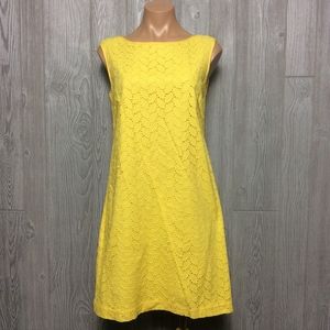 LOFT yellow outlet dress